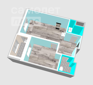 Квартира 44,6 м², 2-комнатная - изображение 3