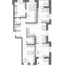 Квартира 112,5 м², 4-комнатная - изображение 4