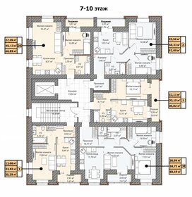 58,4 м², 3-комнатная квартира 5 600 000 ₽ - изображение 29