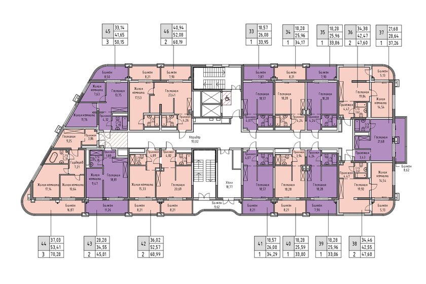 40,4 м², 1-комнатная квартира 16 278 000 ₽ - изображение 16