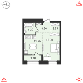 41 м², 1-комнатная квартира 7 900 000 ₽ - изображение 41