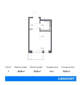 22,2 м², квартира-студия 5 467 029 ₽ - изображение 14