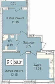 59,9 м², 3-комнатная квартира 5 780 000 ₽ - изображение 85