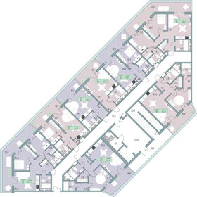 45,5 м², 1-комнатные апартаменты 10 414 800 ₽ - изображение 21