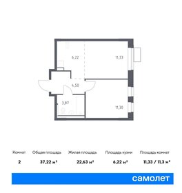 37,9 м², 1-комнатная квартира 6 592 437 ₽ - изображение 8