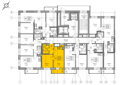 32,9 м², 1-комнатная квартира 6 567 744 ₽ - изображение 23