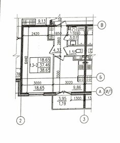 Квартира 38 м², 1-комнатная - изображение 1