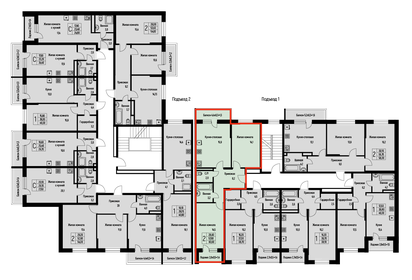 58,3 м², 2-комнатная квартира 6 413 000 ₽ - изображение 60