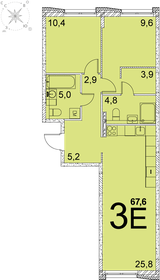 81 м², 3-комнатная квартира 8 200 000 ₽ - изображение 80