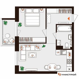 Квартира 43,1 м², 1-комнатная - изображение 1