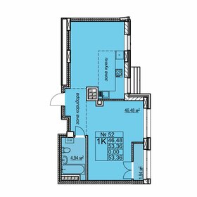 60 м², 1-комнатная квартира 11 950 000 ₽ - изображение 109