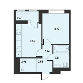 Квартира 37,3 м², 1-комнатная - изображение 5