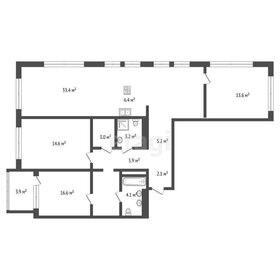 Квартира 112 м², 3-комнатная - изображение 1