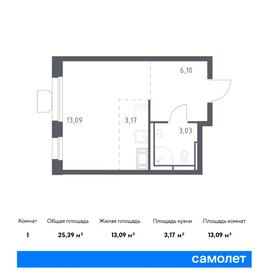 25,4 м², квартира-студия 6 680 146 ₽ - изображение 10