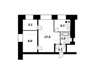 Квартира 41,8 м², 3-комнатная - изображение 5