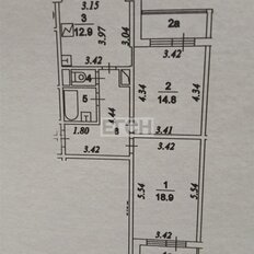 Квартира 61 м², 2-комнатная - изображение 2