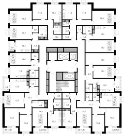 57 м², 2-комнатная квартира 19 608 000 ₽ - изображение 18