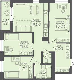 79,4 м², 3-комнатная квартира 7 710 000 ₽ - изображение 8