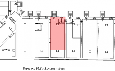 95,8 м², торговое помещение - изображение 4