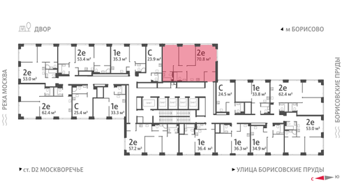 69,9 м², 2-комнатная квартира 24 824 146 ₽ - изображение 44