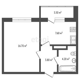 Квартира 34,1 м², 1-комнатная - изображение 1