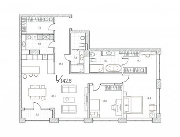 115 м², 3-комнатные апартаменты 30 000 000 ₽ - изображение 112