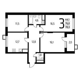 72,9 м², 3-комнатная квартира 16 643 070 ₽ - изображение 10