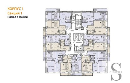 44,4 м², 1-комнатная квартира 4 550 000 ₽ - изображение 48