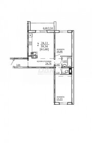64,4 м², 2-комнатная квартира 6 590 000 ₽ - изображение 61