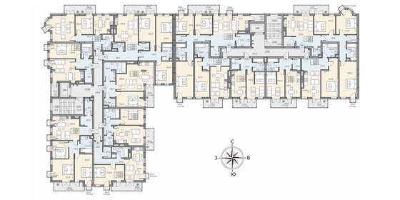 86,5 м², 3-комнатная квартира 15 276 274 ₽ - изображение 26