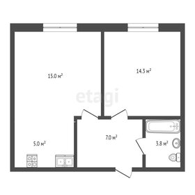 Квартира 45 м², 1-комнатная - изображение 2