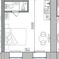 Квартира 21,9 м², студия - изображение 3