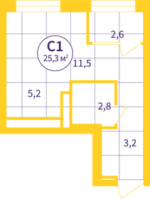 Квартира 24 м², студия - изображение 2