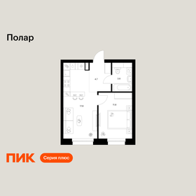 Квартира 37,9 м², 1-комнатная - изображение 1