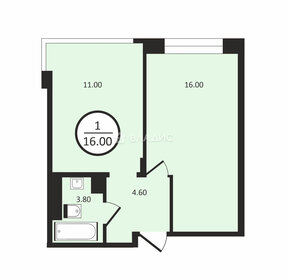 Квартира 37 м², 1-комнатная - изображение 1