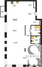 132 м², 3-комнатная квартира 22 000 000 ₽ - изображение 54