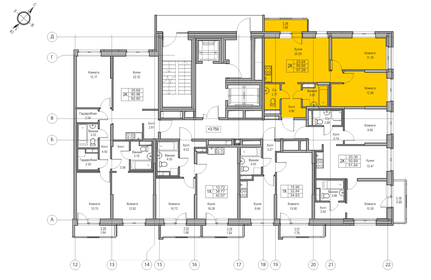 Квартира 55,6 м², 2-комнатная - изображение 2