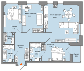 93 м², 4-комнатная квартира 9 146 280 ₽ - изображение 23