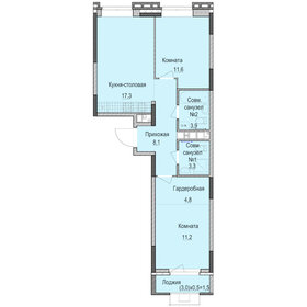 61,6 м², 2-комнатная квартира 10 532 000 ₽ - изображение 23