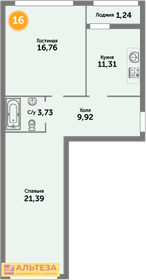 Квартира 65,5 м², 2-комнатная - изображение 1