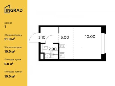 19,9 м², квартира-студия 6 000 000 ₽ - изображение 55
