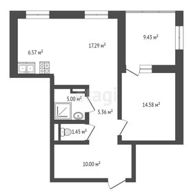 Квартира 60,2 м², 2-комнатная - изображение 1