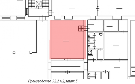 52,3 м², производственное помещение 32 949 ₽ в месяц - изображение 12