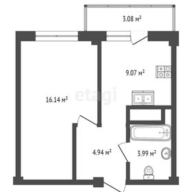 Квартира 34,1 м², 1-комнатная - изображение 1