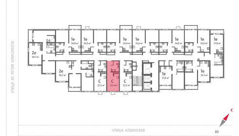 28 м², апартаменты-студия 3 300 000 ₽ - изображение 20