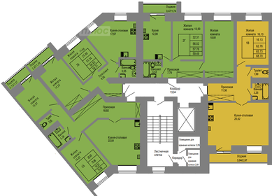 Квартира 58,3 м², 2-комнатная - изображение 1