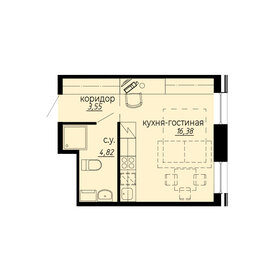 24,8 м², квартира-студия 6 999 000 ₽ - изображение 128