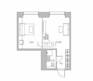 34 м², 2-комнатные апартаменты 8 900 000 ₽ - изображение 6