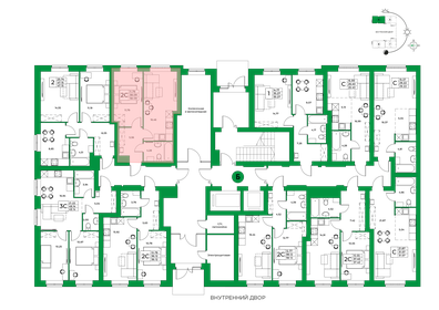 Квартира 38,1 м², 1-комнатная - изображение 2