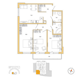 125,7 м², 4-комнатная квартира 18 000 000 ₽ - изображение 112